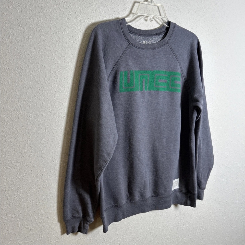 UNC Charlotte 49ers Retro Brand Gray Crew Neck Fleece Sweatshirt Men's Medium - Picture 6 of 12